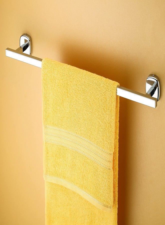 آي ستار حامل مناشف مربع من iSTAR / حامل مناشف / رف مناشف / علاقة مناشف من الفولاذ المقاوم للصدأ بطول 24 بوصة (مطلي بالكروم الفضي) - Image 2